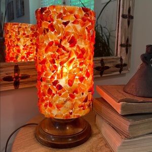MCM Handmade Agate Stone Lamp
